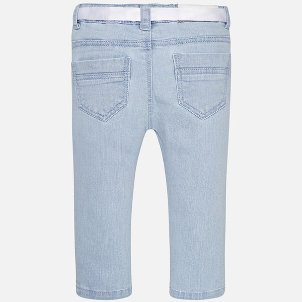 Jeans lang mit Gürtel Gr. 80