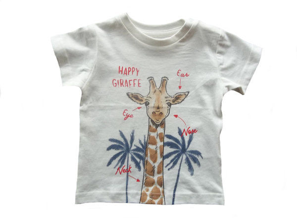 T-Shirt kurzarm Happy Giraffe