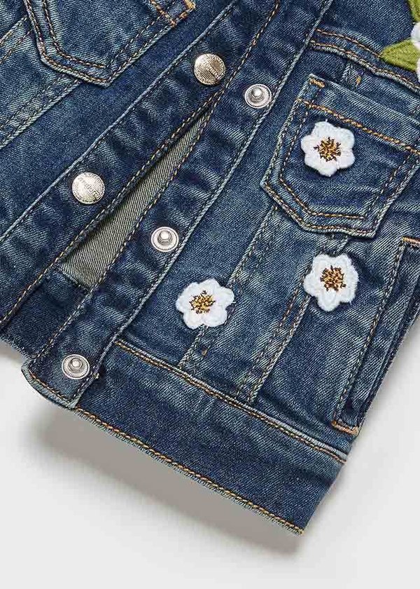 Jeansjacke für kleine Mädchen